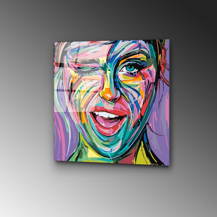 Wallity UV-845 Pintura decorativa de vidrio templado Multicolor 50 x 50 cm Wallity UV-845 Pintura decorativa de vidrio templado Multicolor 50 x 50 cm